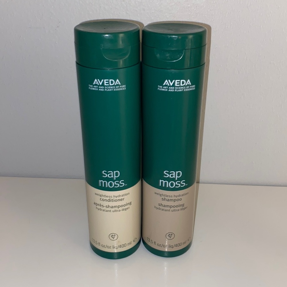 BRAND NEW XL SIZE SAP MOSS AVEDA SHAMPOO & CONDITIONER